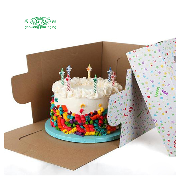 Groothandel roze bruiloft bedankjes ontwerpen ronde cilinder vierkante verpakking voor 10 12 inch verfdoos verpakking hoge cake papieren doos