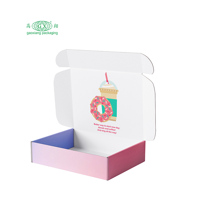 Groothandel op maat gemaakte roze bakkerij cake donuts en koekjes donut verpakking gepersonaliseerde dozen
