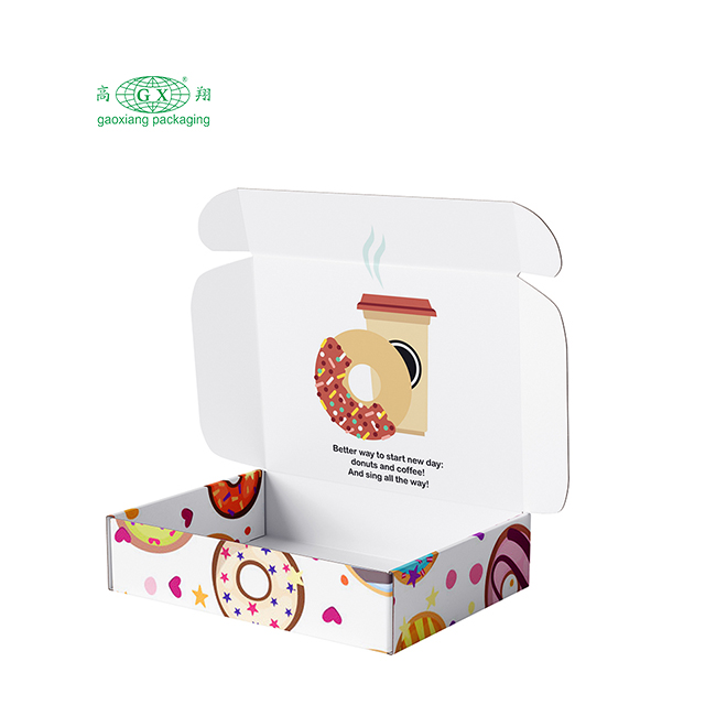 Groothandel op maat gemaakte roze bakkerij cake donuts en koekjes donut verpakking gepersonaliseerde dozen