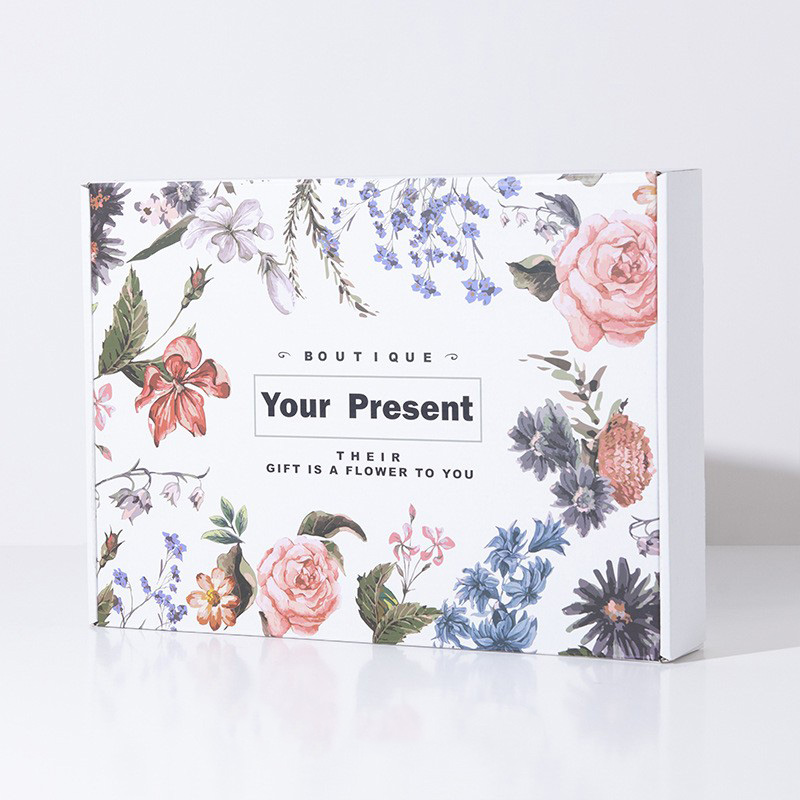 Groothandel recyclebare kartonnen cosmetica-kledingdoos op maat gemaakte roze papieren geschenkverpakking met logo
