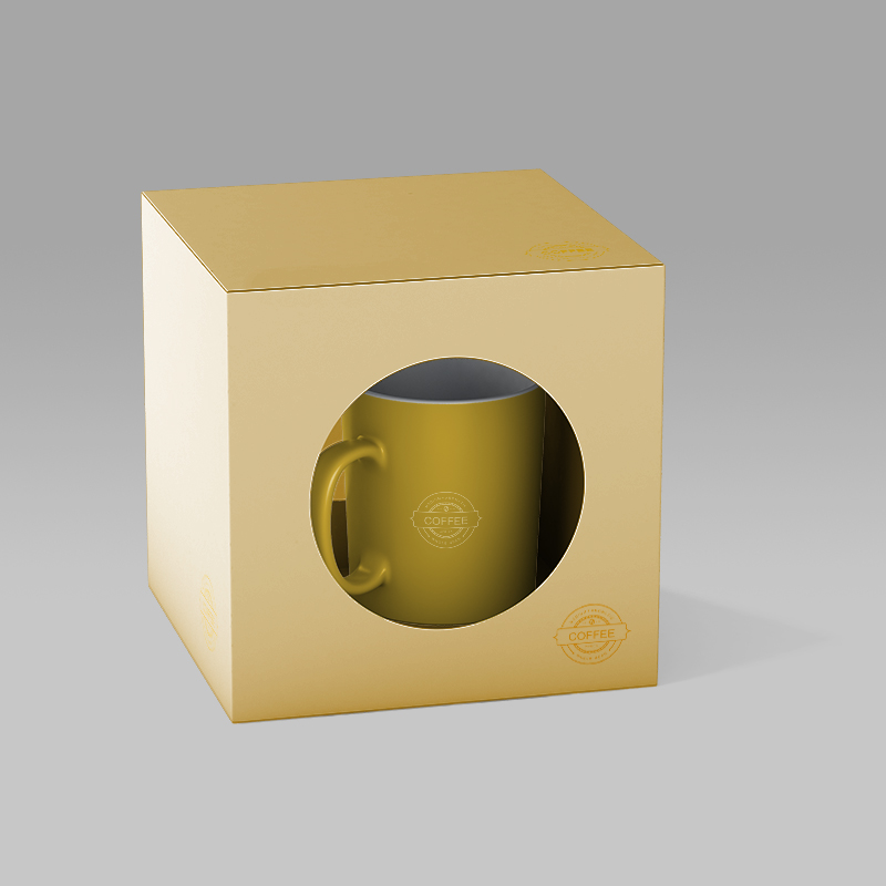 Aangepast logo cmyk bedrukte beker koffiemok verpakkingsdozen