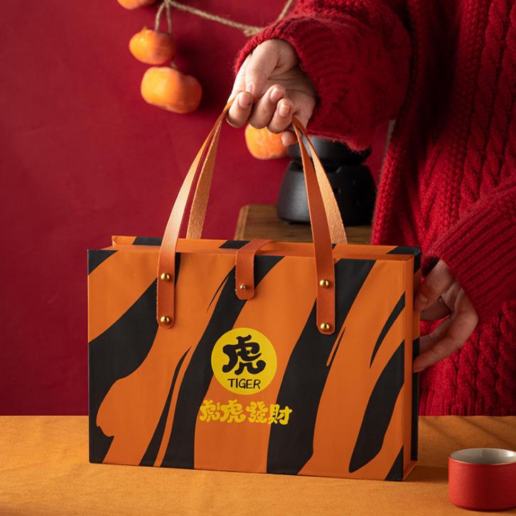 Op maat gemaakte, kleurrijke, milieuvriendelijke geschenkdoos met noten van gegolfd papier