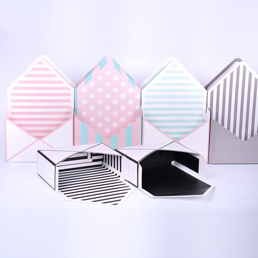 Luxe kerst custom logo sjaal kartonnen valentijn envelop bloemenverpakking papieren geschenkdoos