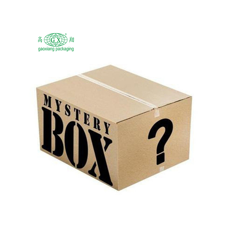 Op maat gemaakte kartonnen geschenkverpakking van hoge kwaliteit Mystery Box-verpakkingsdoos