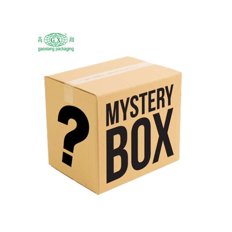 Op maat gemaakte kartonnen geschenkverpakking van hoge kwaliteit Mystery Box-verpakkingsdoos