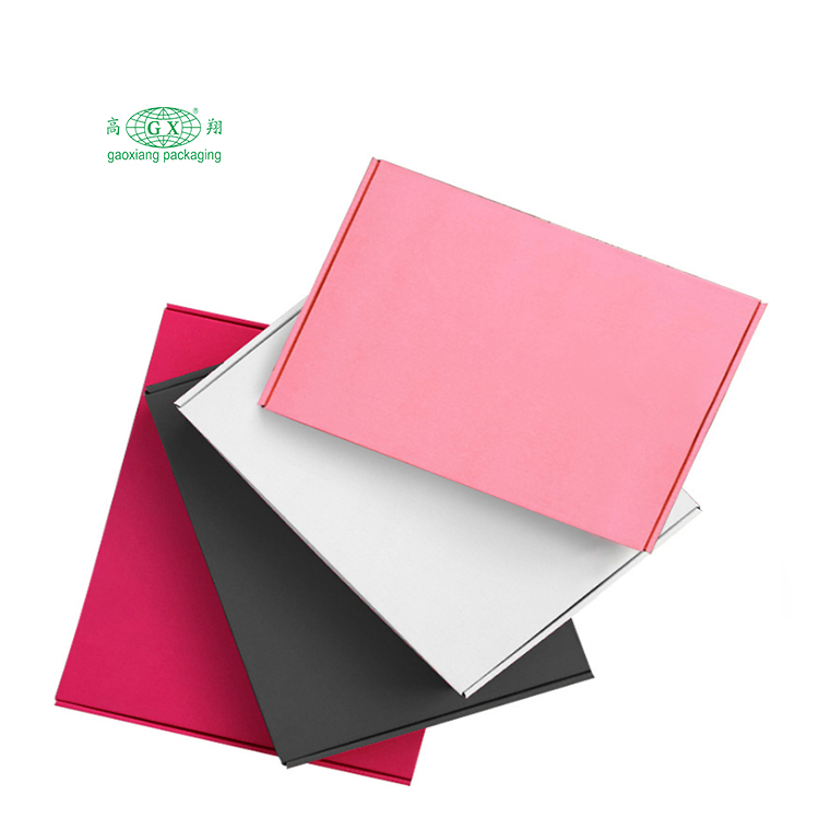 Groothandel op maat gemaakt logo roze bruin zwart wit klein groot verzending logistiek verpakking sieraden cadeau kartonnen kraftpapier dozen