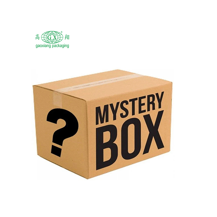 Op maat gemaakte kartonnen geschenkverpakking van hoge kwaliteit Mystery Box-verpakkingsdoos