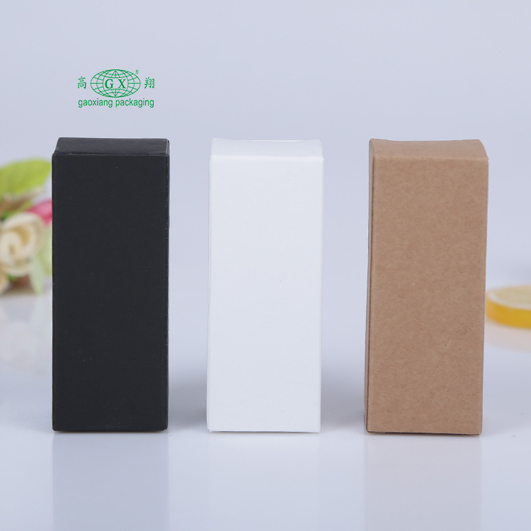 Groothandel cosmetische verpakking op maat ontwerp etherische olie fles doos kraftpapier doos
