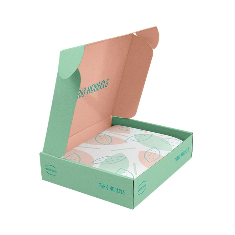 Aangepast logo bedrukt kartonnen vouwabonnement postkarton kleding kledingstuk mailing golfkartonnen verpakking papieren doos
