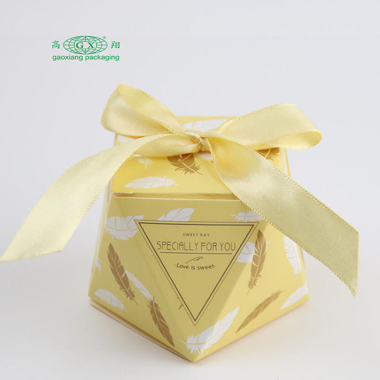 Goede kwaliteit verschillende kleuren mystery box geschenk bruiloft gunst cake verpakking gepersonaliseerde dozen