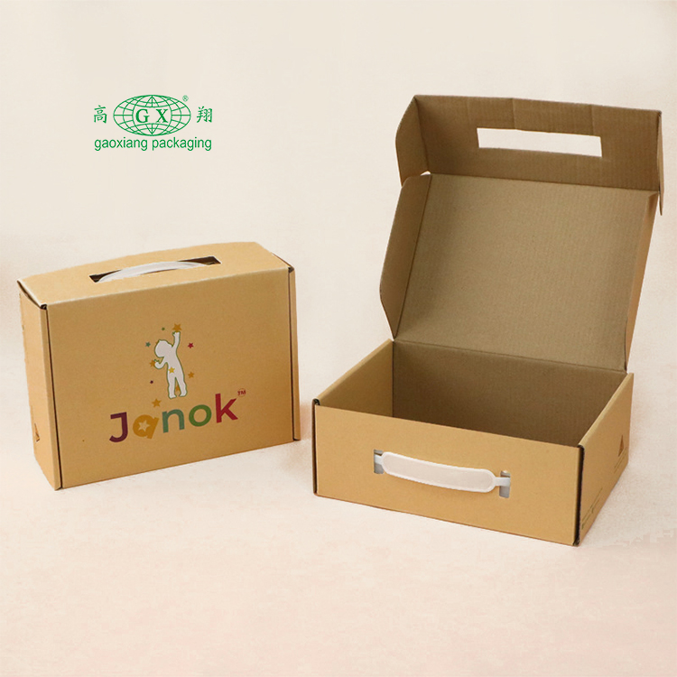 Aangepaste logo opvouwbare golfkartonnen verpakking kleding geschenk papieren verpakking
