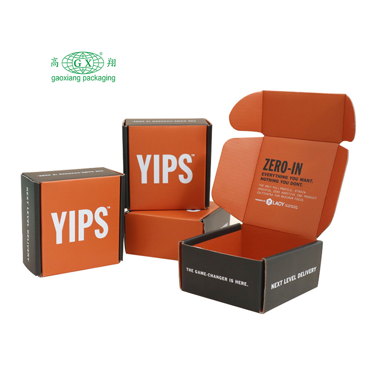 Aangepaste logo opvouwbare golfkartonnen verpakking kleding geschenk papieren verpakking