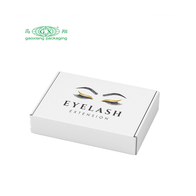 Aangepaste logo opvouwbare golfkarton verzending mailer doos kleding geschenkdoos voor kostuumjurk wimper verpakking papieren doos