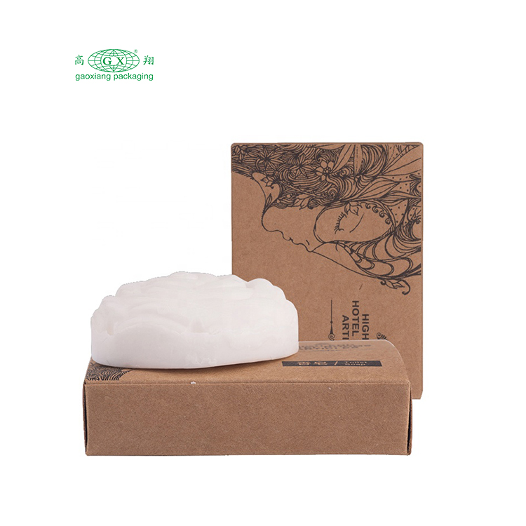 Eco-vriendelijke kraftpapier aangepaste logo asst kleur bedrukte zeepkist