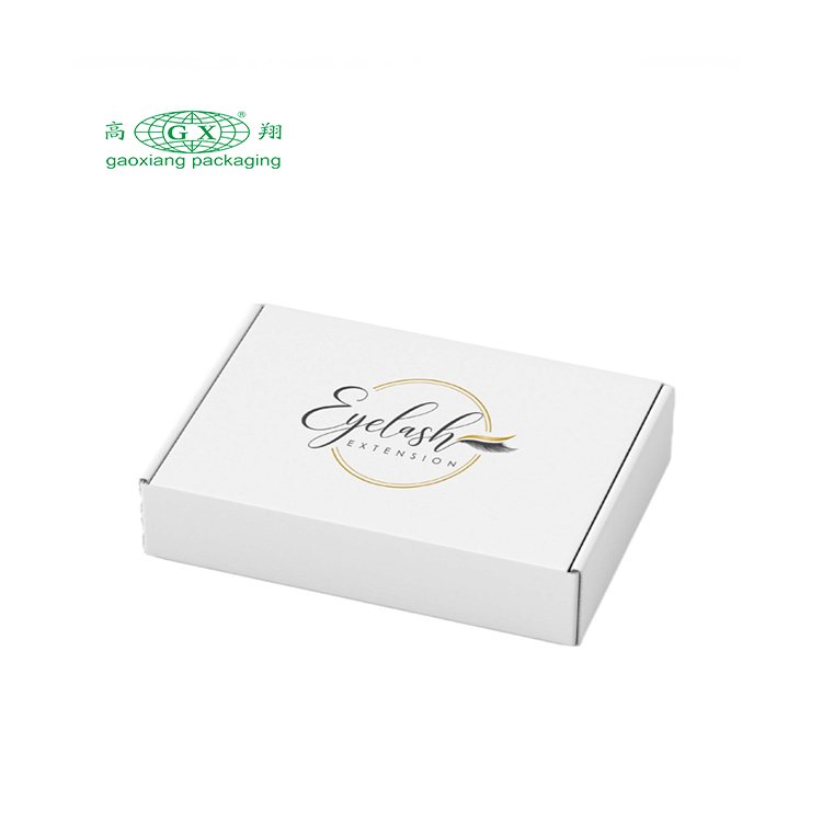 Aangepaste logo opvouwbare golfkarton verzending mailer doos kleding geschenkdoos voor kostuumjurk wimper verpakking papieren doos