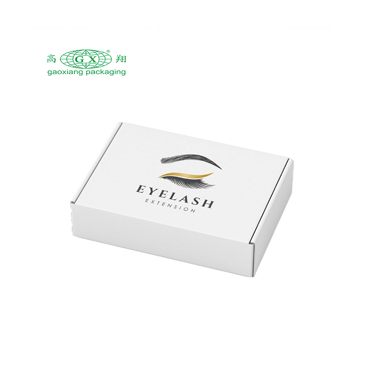 Aangepaste logo opvouwbare golfkarton verzending mailer doos kleding geschenkdoos voor kostuumjurk wimper verpakking papieren doos