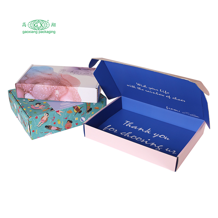 Op maat gemaakte opvouwbare luxe papieren geschenkverpakking schoenen kledingdoos gepersonaliseerde dozen