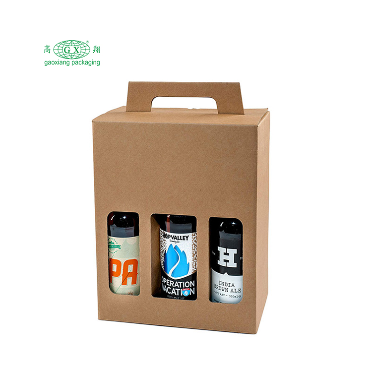 Custom 3 6 12 pack compartiment wijn en drank verpakking kartonnen doos