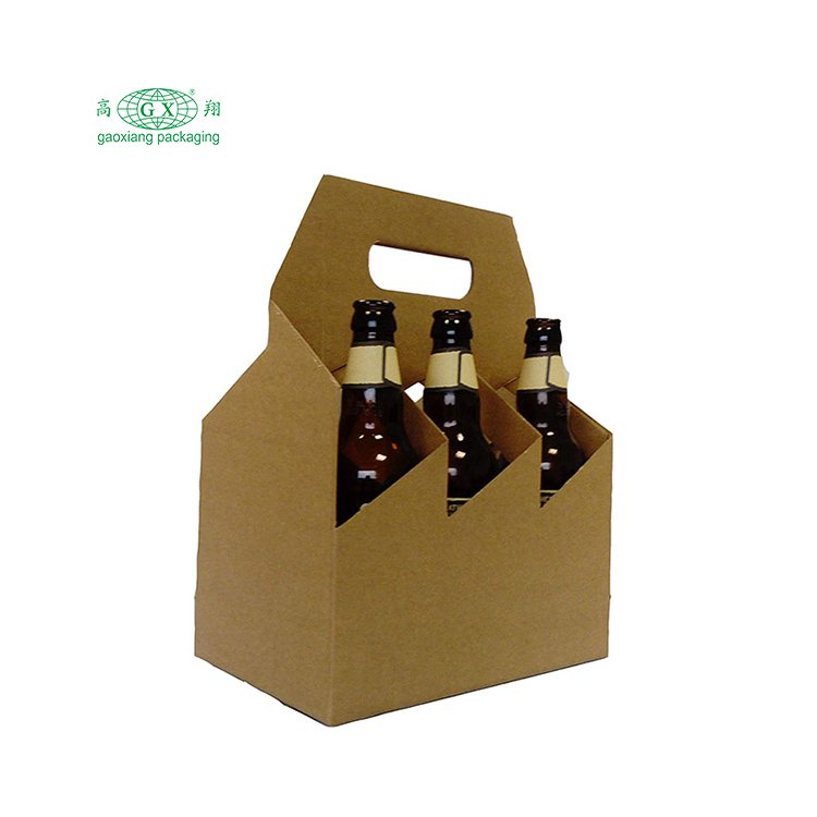 Custom 3 6 12 pack compartiment wijn en drank verpakking kartonnen doos